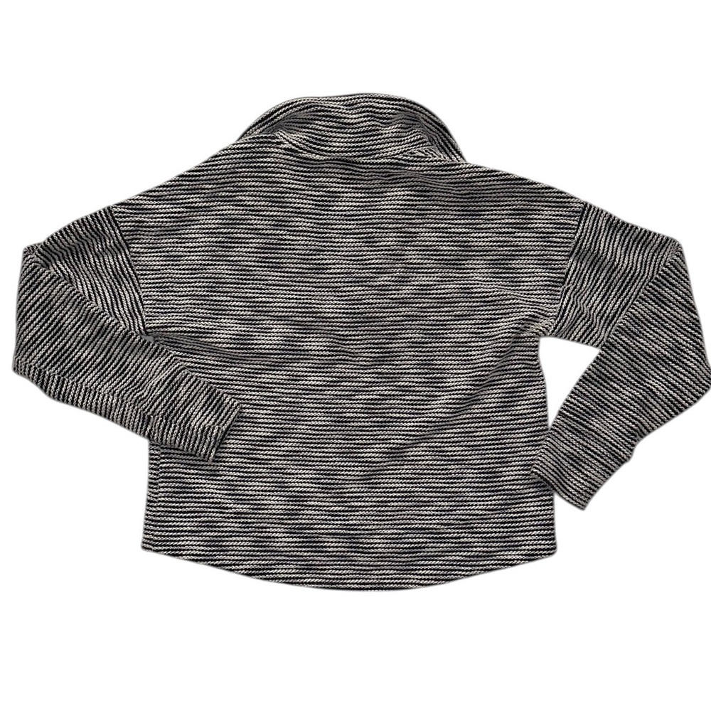 Sweaty Betty | Women’s Black & White Rest Up Half Zip Pullover Sweater ~ Size 4 - Picture 4 of 7